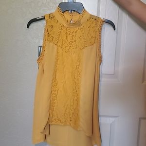 Mustard self esteem blouse